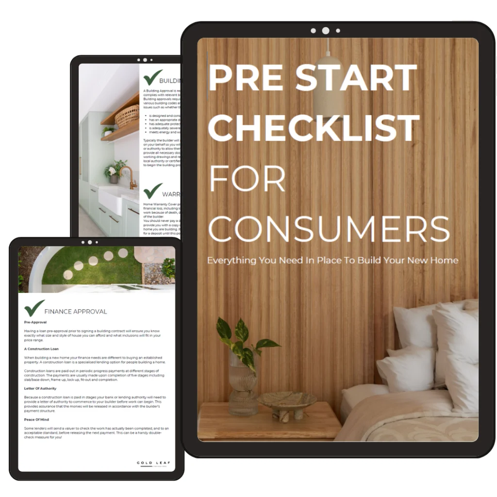 PRESTART CHECKLIST FOR CONSUMERS